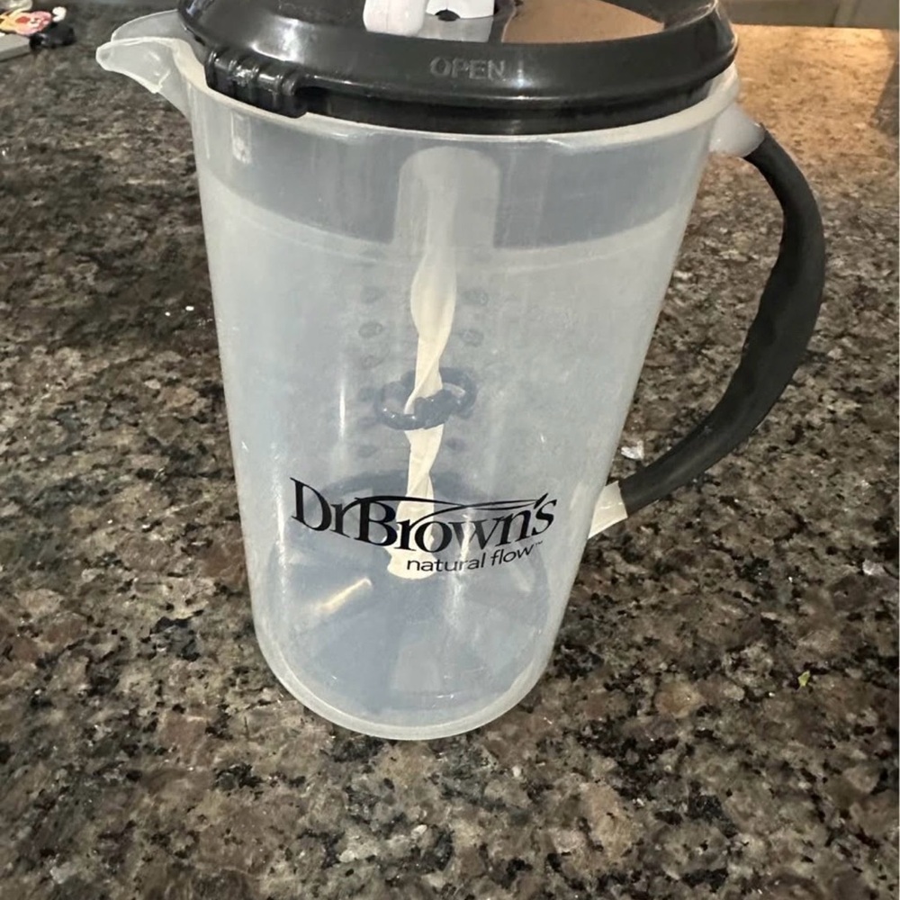 Dr. Brown's Pitcher with Black Handle